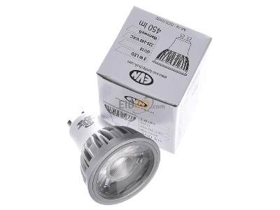 Ansicht oben vorne EVN D23510502 LED-Leuchtmittel GU10 3000K 450lm 