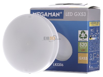 Frontansicht IDV MM27692 LED-Lampe GX53 2800K 
