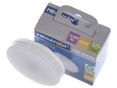 Ansicht oben vorne IDV MM27692 LED-Lampe GX53 2800K 