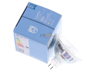 Ansicht oben links Philips Licht CoreProLED #81471000 LED-Reflektorlampe MR16 2700K 36Gr. CoreProLED 81471000