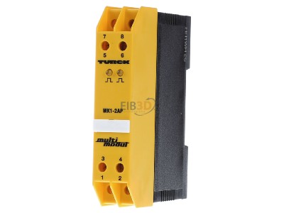 Front view Turck MK1-2AP/24VDC NAMUR switching amplifier 
