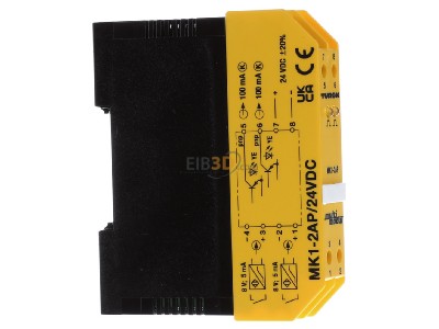 View on the left Turck MK1-2AP/24VDC NAMUR switching amplifier 
