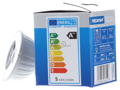 Ansicht rechts IDV MM26552 LED-Reflektorlampe PAR16 GU10 2800K 