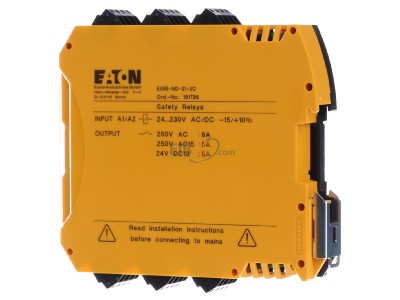 Ansicht rechts Eaton ESR5-NO-31-UC Sicherheitsrelais 24V-230 VDC/AC 
