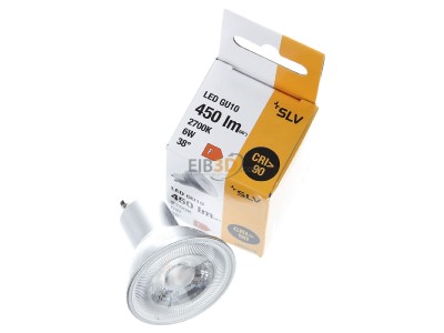 Ansicht oben vorne SLV 1005075 LED-Reflektorlampe PAR16 2700K grau 