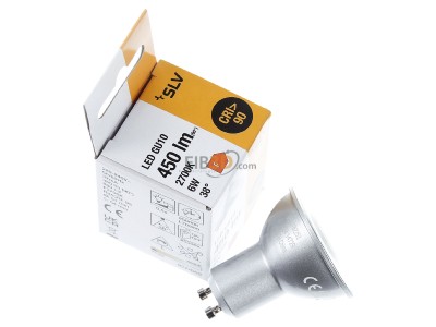 Ansicht oben links SLV 1005075 LED-Reflektorlampe PAR16 2700K grau 