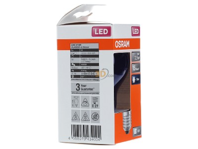 Ansicht links LEDVANCE LEDSCLA152,5W/190230 LED-Lampe E27 Blau 