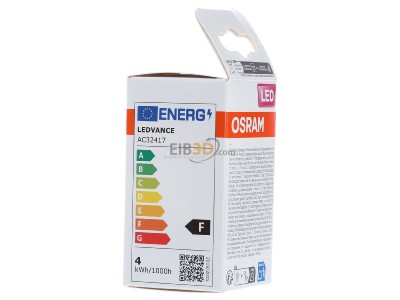 Ansicht rechts LEDVANCE LSCLP34MIRG4W827FE14 LED-Kopfspiegellampe E14 827 