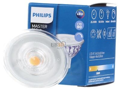 Front view Signify Lampen MAS LED sp #30720900 LED-lamp/Multi-LED 12V GU5.3 white MAS LED sp 30720900

