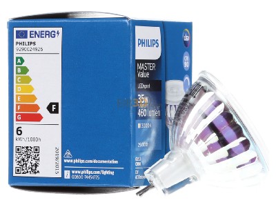 Ansicht links Signify Lampen MAS LED sp #30720900 LED-Reflektorlampe MR16 930 36Gr. MAS LED sp 30720900