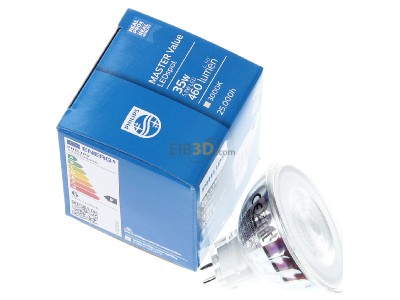 Ansicht oben links Signify Lampen MAS LED sp #30720900 LED-Reflektorlampe MR16 930 36Gr. MAS LED sp 30720900