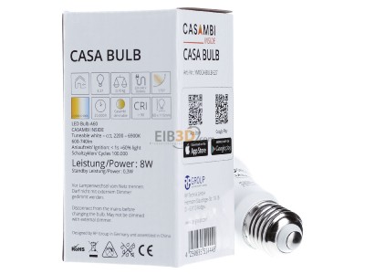 Ansicht hinten RP-Technik YMOCA-BULB-E27 CasambiLampe E27 