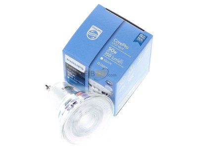 Ansicht oben vorne Signify Lampen CorePro LED#35885000 LED-Reflektorlampe PAR16 GU10 840 DIM CorePro LED35885000