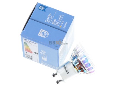 Ansicht oben links Signify Lampen CorePro LED#72137700 LED-Reflektorlampe PAR16 GU10 827 DIM CorePro LED72137700