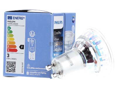 Ansicht links Philips Licht CorePro LED#73022500 LED-Reflektorlampe PAR16 GU10 840 DIM CorePro LED73022500