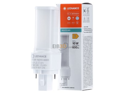 Frontansicht Ledvance DULUXLEDD10EMV5W840 LED-Kompaktlampe f.KVG/VVG G24D-1, 840 