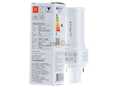 Ansicht hinten Ledvance DULUXLEDD10EMV5W840 LED-Kompaktlampe f.KVG/VVG G24D-1, 840 