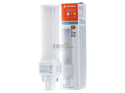 Frontansicht Ledvance DULUXLEDD13EMV6W830 LED-Kompaktlampe f.KVG/VVG G24D-1, 830 