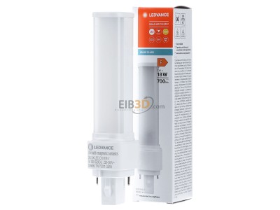 Frontansicht Ledvance DULUXLEDD18EMV7W830 LED-Kompaktlampe f.KVG/VVG G24D-2, 830 