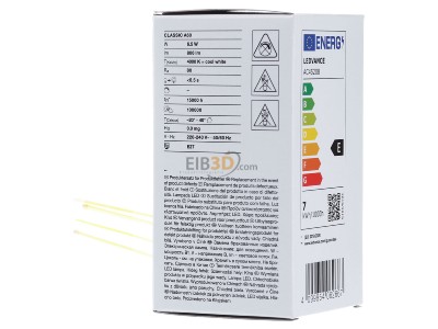Ansicht rechts Ledvance LEDCLA606.5W840FCLP LED-Lampe E27 840 