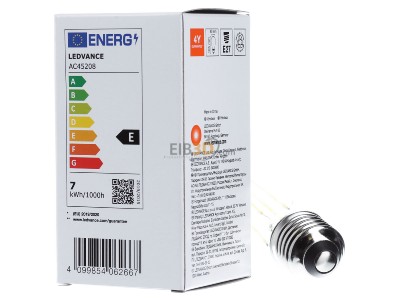 Ansicht hinten Ledvance LEDCLA606.5W840FCLP LED-Lampe E27 840 