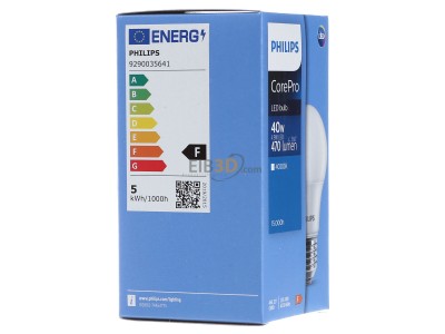 Ansicht links Philips Licht CoreProLED #16903600 LED-Lampe A60 E27, 840