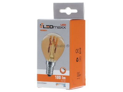 Front view Scharnberger+Has. 32749 LED drop lamp E14 2200K, dimmable 
