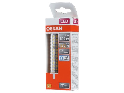 Frontansicht Ledvance LEDLi #4099854022364 LED-Lampe R7s 118mm 865 