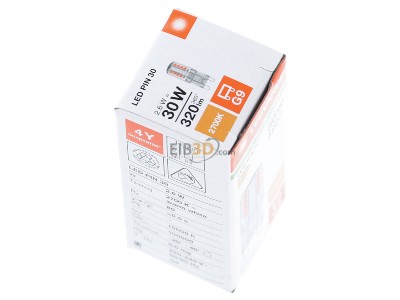 Ansicht oben links Ledvance LEDPIN30300P2.6827CL LED-PIN-Lampe G9 827, klar 