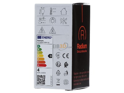 Ansicht hinten Radium RL-D40 DIM 927/F/E27 LED-Tropfenlampe E27 927, matt, dim 