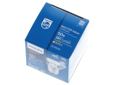 Ansicht oben vorne Philips Lighting MAS LEDspot#39946400 LED-Reflektorlampe PAR16 GU10, 940, 36G, dim