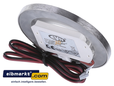 Ansicht oben hinten EVN Elektro LR 0602 LED Bodeneinbauleuchte 12VDC 0,6W ww 