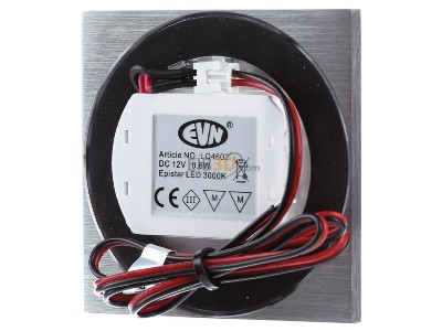 Ansicht hinten EVN LQ 4602 LED Einbauleuchte 12VDC 0,6W ww 