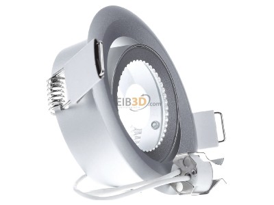 Ansicht links EVN 447 128 Einbauleuchte alu 12V GX5,3 50W 