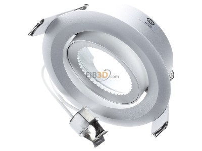 Ansicht oben vorne EVN 447 128 Einbauleuchte alu 12V GX5,3 50W 