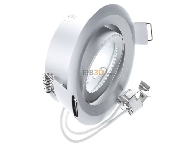Ansicht oben links EVN 447 128 Einbauleuchte alu 12V GX5,3 50W 