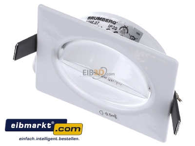 Ansicht oben vorne Brumberg Leuchten 2296.07 Einbau-Downlight wei 