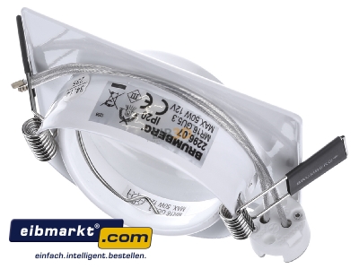 Ansicht oben hinten Brumberg Leuchten 2296.07 Einbau-Downlight wei 