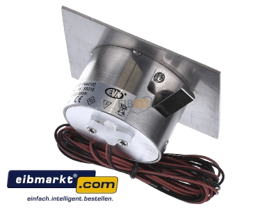 Ansicht oben hinten EVN Elektro P444102 P-LED Wandeinbauleuchte 1,2W 350mA 3000K 