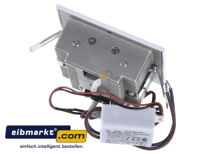 Ansicht oben hinten EVN Elektro P21 702 LED Wandeinbauleuchte 2,2W 230V 3000K 