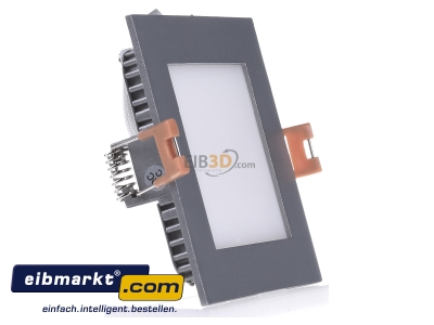 Ansicht links EVN Lichttechnik LP Q 093502 LED Einbau Panel si 5W 3000K 93x93mm 