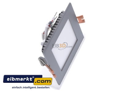 Ansicht oben links EVN Lichttechnik LP Q 093502 LED Einbau Panel si 5W 3000K 93x93mm 