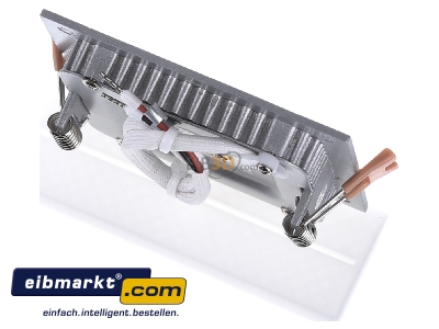 Ansicht oben hinten EVN Lichttechnik LP Q 093502 LED Einbau Panel si 5W 3000K 93x93mm 