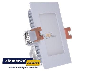 Ansicht links EVN Elektro LP QW 093502 LED Einbau Panel ws 5W 3000K 93x93mm 
