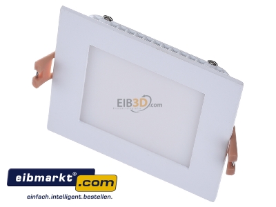 Ansicht oben vorne EVN Elektro LP QW 093502 LED Einbau Panel ws 5W 3000K 93x93mm 
