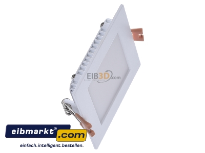 Ansicht oben links EVN Elektro LP QW 093502 LED Einbau Panel ws 5W 3000K 93x93mm 