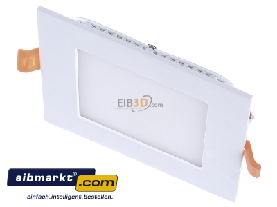 Ansicht oben vorne EVN Lichttechnik LPQW123502 LED Einbau Panel ws 9W 3000K 120x120mm LP QW 123502