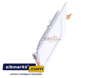 Ansicht oben links EVN Lichttechnik LPQW123502 LED Einbau Panel ws 9W 3000K 120x120mm LP QW 123502