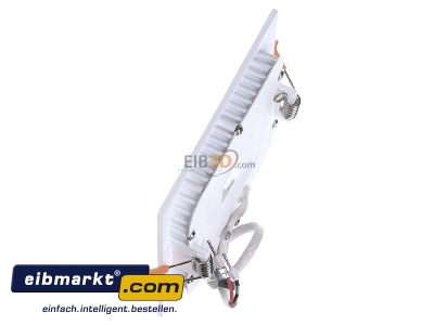 Ansicht oben rechts EVN Lichttechnik LPQW123502 LED Einbau Panel ws 9W 3000K 120x120mm LP QW 123502