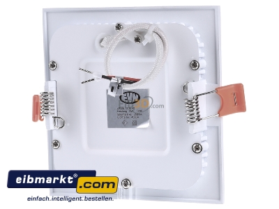 Ansicht hinten EVN Lichttechnik LP QW 123540 LED Einbau Panel ws 9W 4000K 120x120mm 